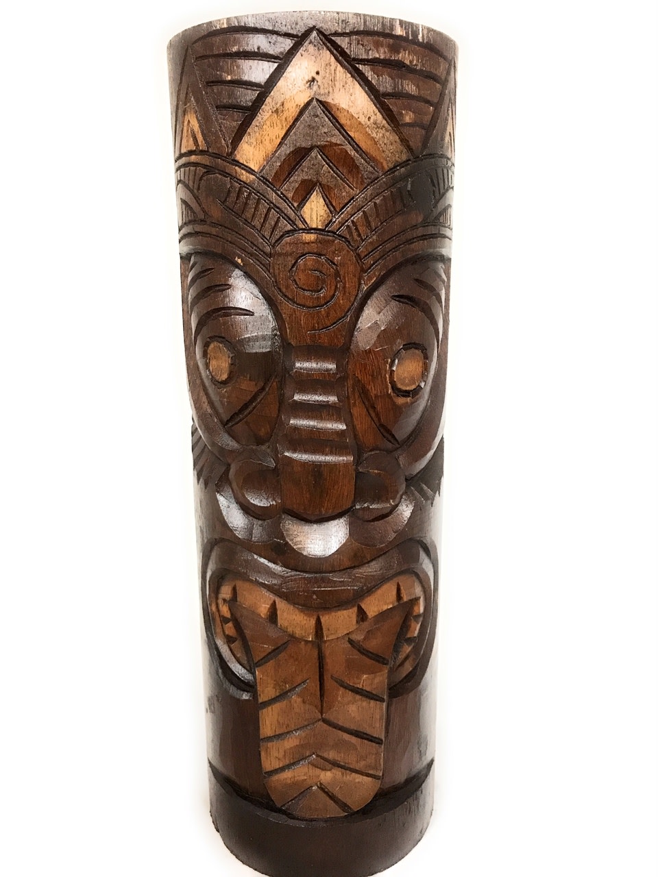 Maori Tiki Totem 20 in Antique Finish - Hand Carved | #dpt538150 Maori Tiki Totem 20 in Antique Finish - Hand Carved | #dpt538150